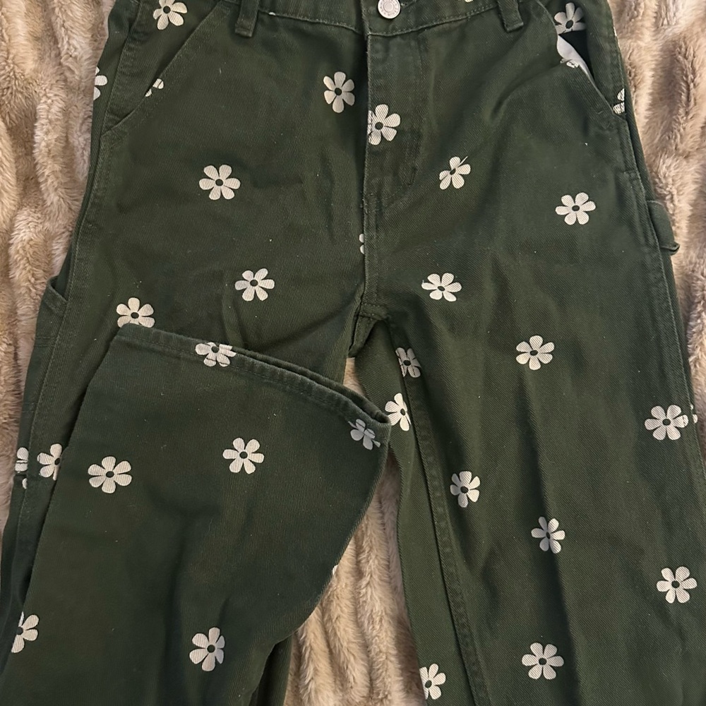 PacSun floral printed jeans